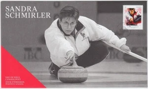 CURLING = WINTER SPORTS = Sandra Schmirler = Official FDC = Canada 2014 #2706 - Picture 1 of 2