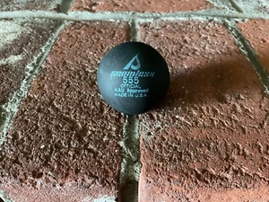Vintage 1970s OFFICIAL SEAMLESS 555 black rubber HANDBALL Ball ROCKY Movies #2 - Bild 1 von 7
