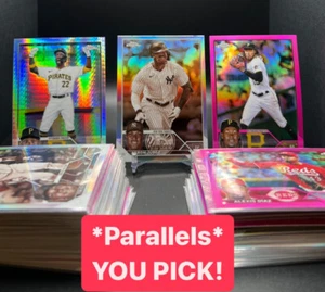 2023 Topps Chrome Parallel *YOU PICK* Prism/Pink/Sepia/Refractor QTY DISCOUNT - Picture 1 of 100