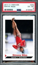 2014 SPORTS ILLUSTRATED FOR KIDS SIMONE BILES #292 PSA 6