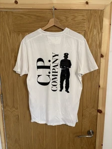 C.P Company T Shirt White Large - Picture 1 of 9