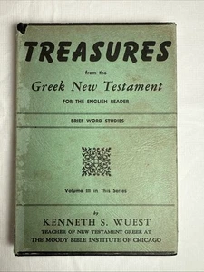 Treasures from Greek New Testament for the English Reader V3 by Kenneth S. Wuest - Picture 1 of 6