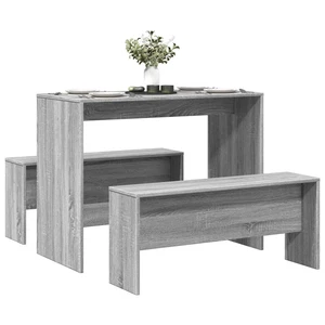Esstisch Bank Set Sitzgruppe Essgruppe Tischgruppe 3-tlg. Holzwerkstoff vidaXL - Bild 1 von 22