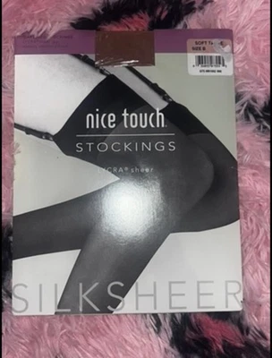 Medias Bonitas Tacto Suave Taupe Lycra Transparente Talla B Nuevas con Etiquetas Foto 1 de 4