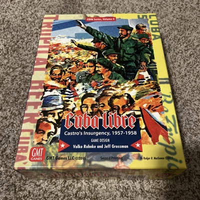 Jogo de tabuleiro Cuba Libre GMT Games 100% completo 2ª impressão série de moedas volume 2 - Imagem 1 de 4