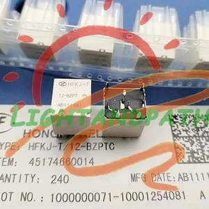 1Pce HFKJ-T 12-BZPT Electromagnetic Relay  30A 12VDC 8Pins #Li - Picture 1 of 1