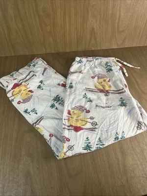Pantalones de pijama Skiing Duck Nick & Nora 100 % algodón para mujer medianos Foto 1 de 4