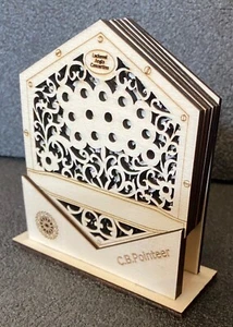 Six Anglo Treble Concertina Coasters in a Stand - Picture 1 of 4