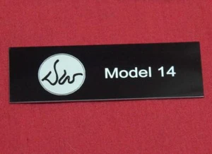 Dan Wesson Model 14 Display Case Plaque  - Picture 1 of 2