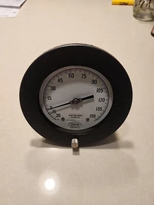 DANTON DURO Compound Gauge PN 206SFAS30-0-150, 30"Hg to 0-150 psi, NOS. - Picture 1 of 4