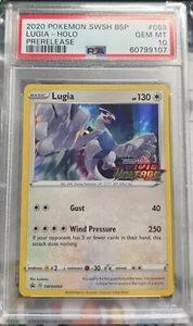Pokemon Vivid Voltage Prerelease Lugia SWSH069 Promo PSA 10 - Foto 1 di 1