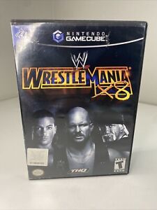 WWE WrestleMania X8 for Nintendo Gamecube Disc Case Great Shape Fast Shipping