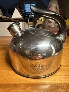 Paul Revere Ware 1801 Copper Bottom Whistle Tea Kettle - Picture 1 of 18