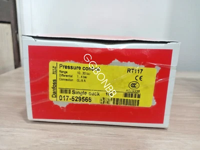 1PC- Danfoss 017-529566 Pressure switch, RT117, 10.00 - 30.00bar/3/8- NEW - Image 1 of 4