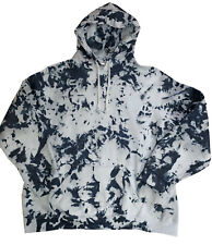 Tie Dye Hoodie Black splatter Hand dyed by Sunshine Clothing  in the UK