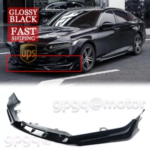 For Honda Accord 2021-2022 ACR Gloss Black Front Bumper Lip Splitter Spoiler Kit - Picture 1 of 11