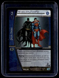 2004 VS System - DC 1st Edition Foil Worlds's Finest - Superman / Batman Kevin - Picture 1 of 2