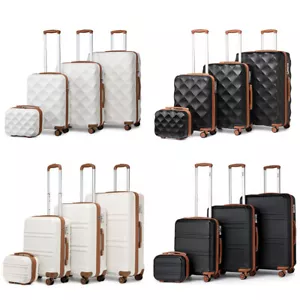 S-M-L-XL ABS Hartschalen Trolley Koffer Kofferset Reisekoffer 4-Rad-Handgepäck - Bild 1 von 39