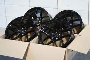 BORBET Y black glossy Felgen 9,5 x 19 Zoll Tesla Model Y mit ABE eintragungsfrei - Bild 1 von 3