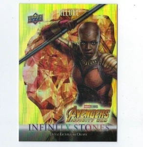 2022 Marvel Allure Infinity Stones Oro Paralelo IS-6 Okoye 81/99 Reality Stone - Imagen 1 de 1