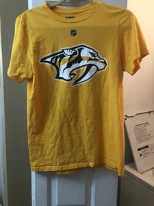 Camisa amarilla de hockey Nashville Predators calle Jarnkrok #9 Reebok NHL talla S - Imagen 1 de 7