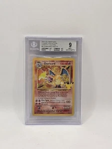 Pokemon Card Charizard 4/102 Celebrations Beckett 9 Eng Mint Card - Imagen 1 de 2