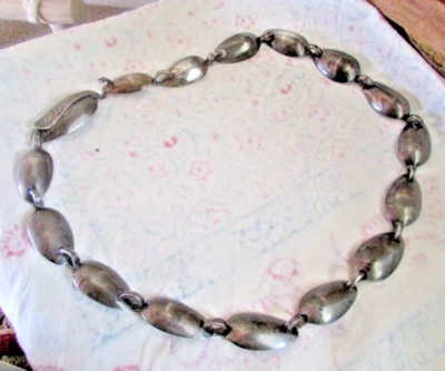 RARE VINTAGE LINKING CONCHO BELT SOLID SILVER PLATED SPOONS Size up to 39” Waist - Image 1 of 4
