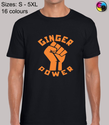 Ginger Power Joke Ginger Funny Regular Size F...