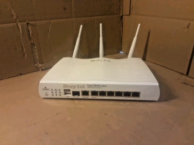 DrayTek Vigor2860n-Plus Annex A vDSL2 Security Wireless FW, no PSU - Image 1 of 4