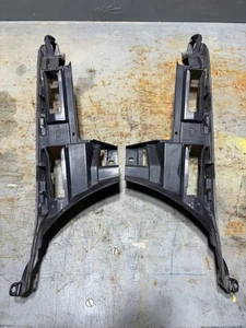 BMW E46 Rear RH Left LH Right Set Bumper Guide Bracket Mounts GENUINE OEM - Picture 1 of 22
