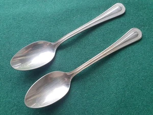 Vintage Oneida Herzogin (Perle) - Teelöffel x 2 Edelstahl - Bild 1 von 3