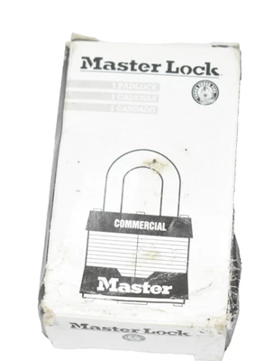 Master Lock No 5 Commercial Padlock Keyed Alike 5KA Padlock w/ 2 Keys A648 - Image 1 of 4