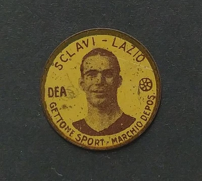 Calcio Gettone Sport Dischetto metallico DEA fine 1920's Lazio SCLAVI - Immagine 1 di 2