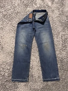 Vintage Polo Ralph Lauren 1967 Jeans 30x29 (Etikett 20) blau gerades Bein distressed - Bild 1 von 11