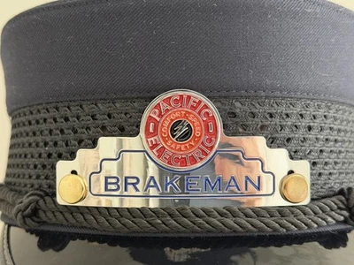 Insignia de tapa Pacific Electric Railway “BRAKEMAN” Foto 1 de 3