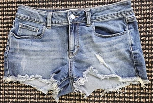Victoria's Secret PINK Damengröße 6 abgeschnittene Jeansshorts dunkelblau - Bild 1 von 6