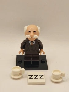 2022 Lego Collectibles Minifiguren The Muppets Waldorf Minifigur mit Zubehör - Bild 1 von 2