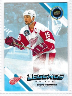2023 UD National Hockey Card Day NHCD-27 Steve Yzerman Master Set Builder - Image 1 of 2