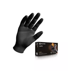 Mercator GoGrip Premium Nitril-Handschuhe - Orange, Schwarz, Werkstatthandschuhe - Bild 1 von 7