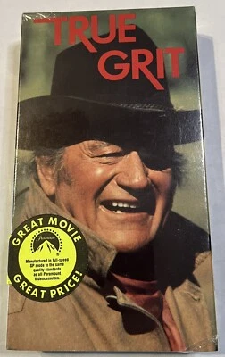 True Grit (VHS, 1989) John Wayne Glen Campbell VCR Tape Color 1969 NEW SEALED - Image 1 of 4