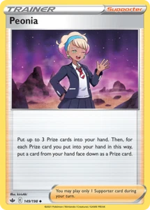 4x Pokemon TCG - Chilling Reign - Peonia 149/198 NM Uncommon Card - Picture 1 of 1