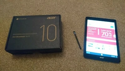Acer Chromebook Tab 10 in Outstanding Condition! Fast 10 inch tablet 4GB 32GB  - Image 1 of 4