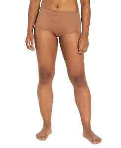 Nude Barre Women's Boyshort Panty Underwear, 2PM Brown, Medium