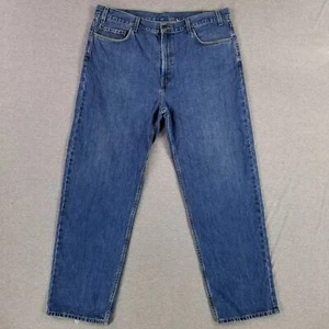 Kirkland Signature 42x32 Blue Jeans Classic Quality Work Pants Denim Regular - Picture 1 of 10