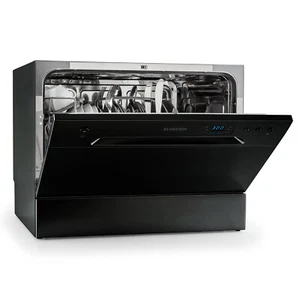 F TISCHGESCHIRRSPÜLER GESCHIRRSPÜLER GESCHIRR SPÜLER SPÜLMASCHINE 49DB SCHWARZ - Bild 1 von 10