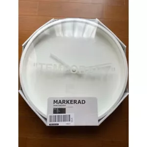 Virgil Abloh IKEA MARKERAD TEMPORARY Wall Clock OFF-WHITE White Round Japan NEW - Picture 1 of 6