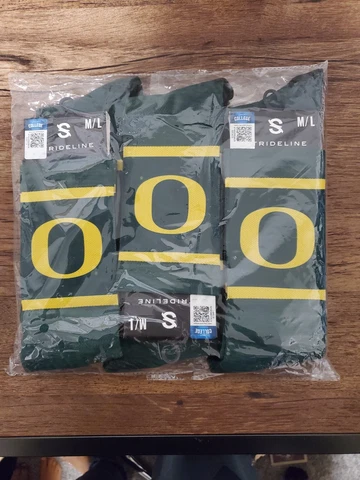 Oregon Ducks Sock Premium Classic Crew  Lot of 6 Wholesale Athletic Wear Cover