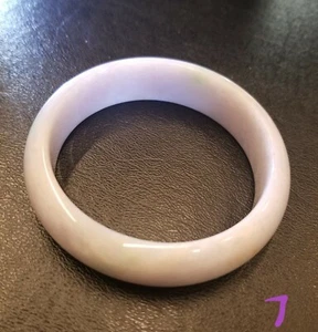 Lavendel helllila 100 % natürlich Grade A Jade Armband 57 mm - US-Verkäufer - Bild 1 von 2