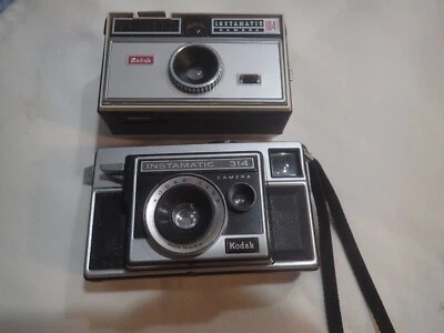 复古相机 2 件装柯达 Instamatic:未经测试 - #104 和 #314 — 第 1/4 张图片