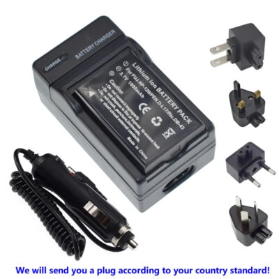 Battery +Charger kit For TOSHIBA PX-1657 PX1657 Camileo H-30 HD H-31 HD X-100 HD - Image 1 of 4